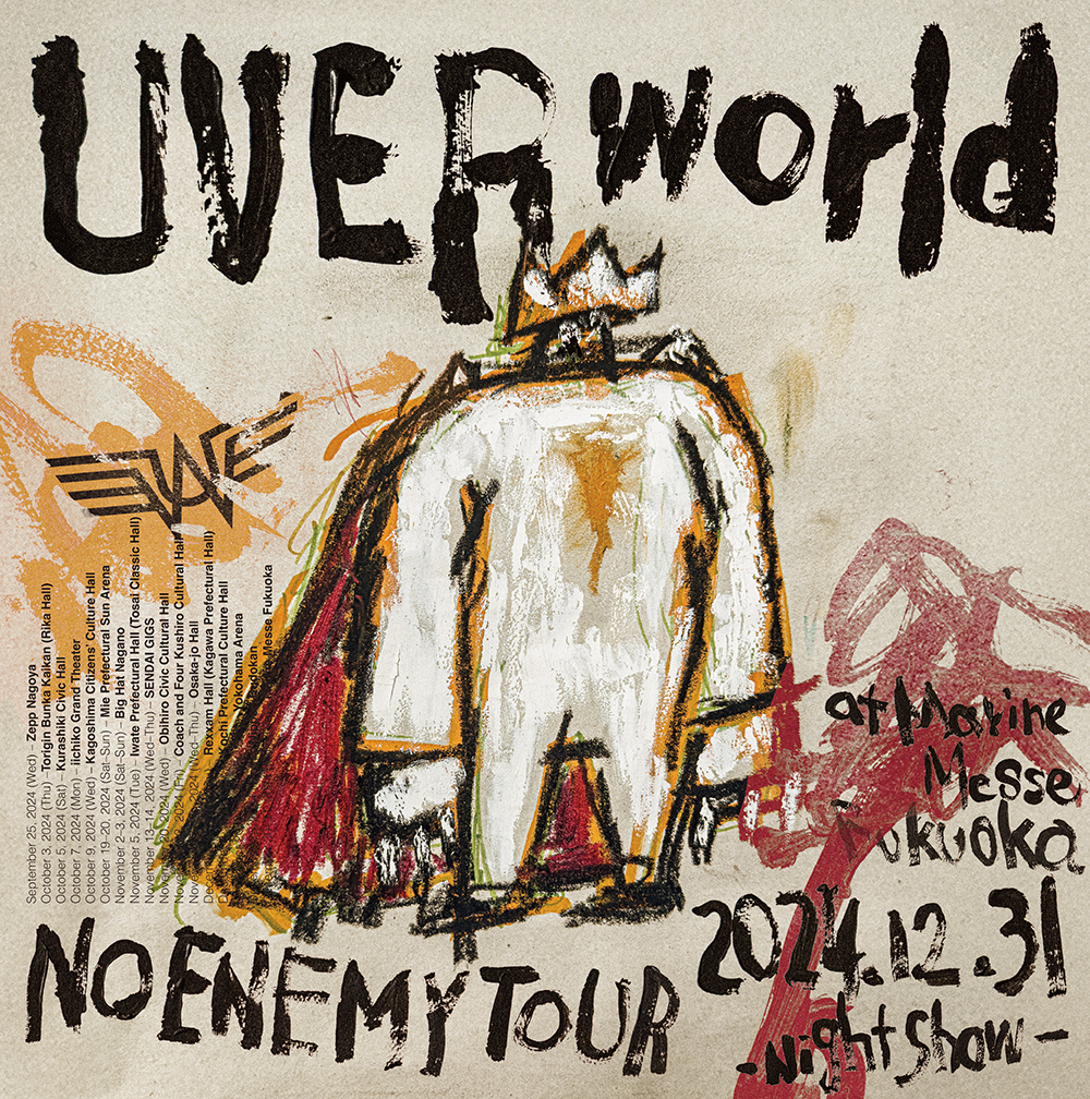 【RELEASE（Blu-ray / DVD）】NO ENEMY TOUR at Marine Messe Fukuoka 2024.12.31 -Night show-
